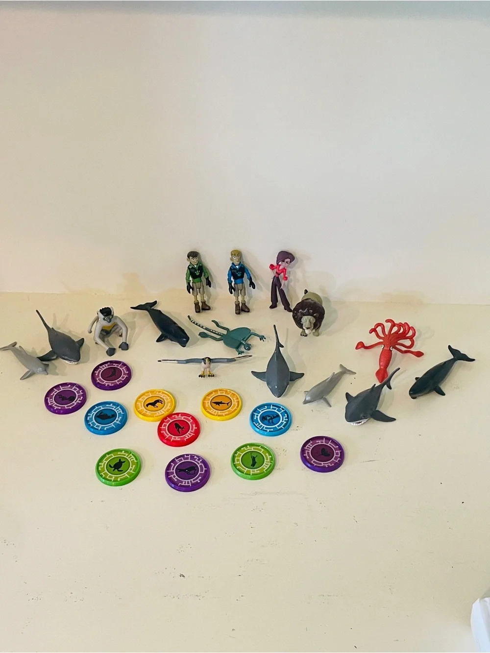 Wild Kratts Action Figure Lot Set of 15 Animals People 11 Power Discs 2014